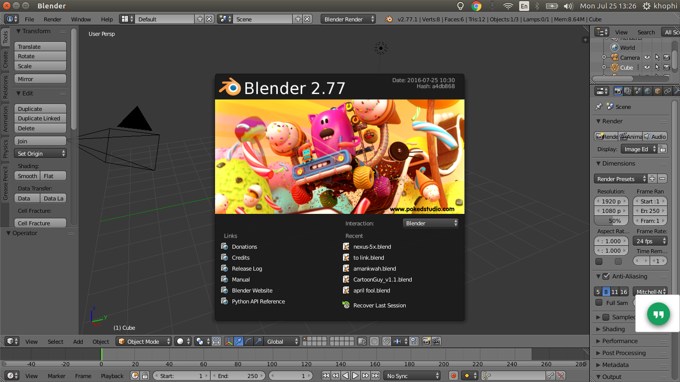 downloading Blender 3D 3.6.1